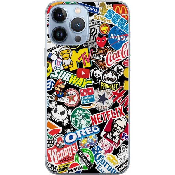 Apple iPhone 13 Pro Max Genomskinligt Skal Logga