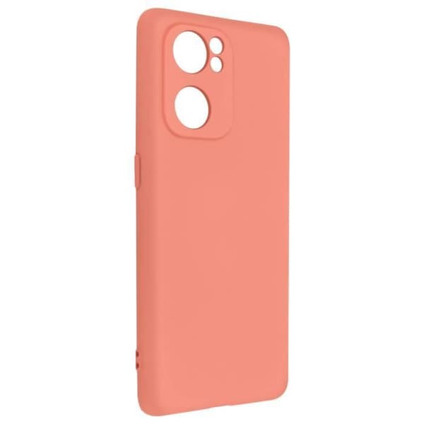 Skyddsskal - Oppo - Find X5 Lite - Semihård silikon - Soft-touch finish - Rosa