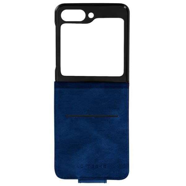 Fodral till Samsung Galaxy Z Flip 5 - AVIZAR - Vertical Flip - Anti-RFID Blå