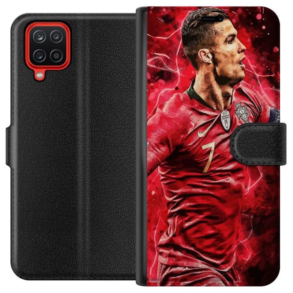 Samsung Galaxy A12 Lompakkokotelo Cristiano Ronaldo