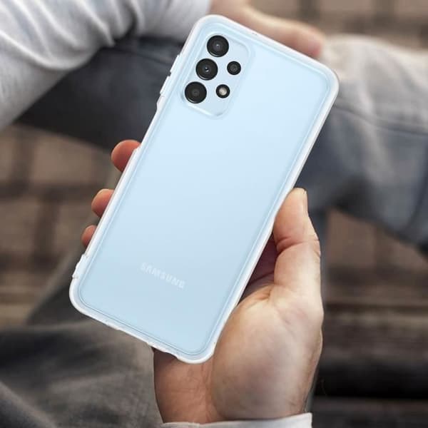 Coque - Samsung - Galaxy A13 4G - Silikon Mjuk - Transparent - Anti-gulning