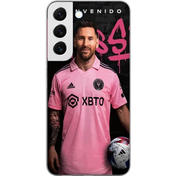 Samsung Galaxy S22+ 5G Gennemsigtig cover Lionel Messi
