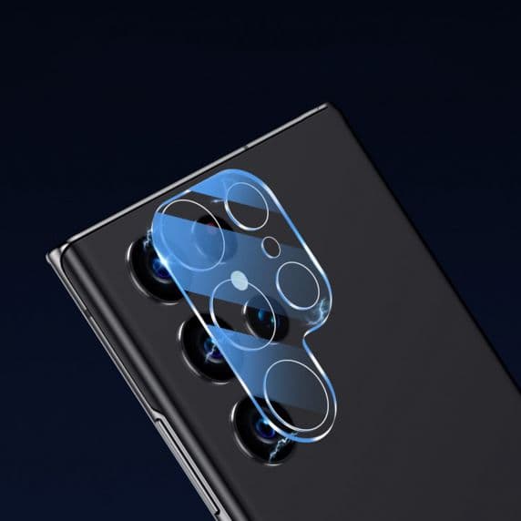 Samsung Galaxy S23 Ultra Kameraskydd i Härdat Glas – Transparent