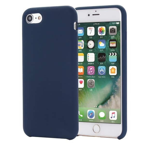 Liquid Silicone iPhone 7/8/SE 2020/SE 2022 Skal - Blå