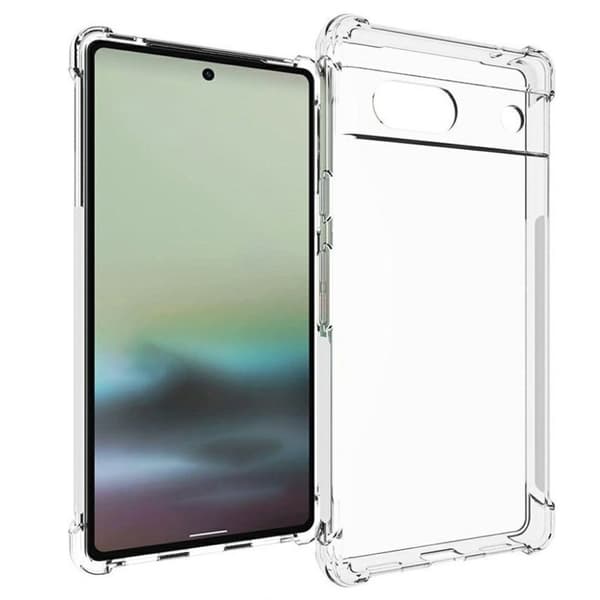 Skyddande Google Pixel 7A 5G skal - Transparent