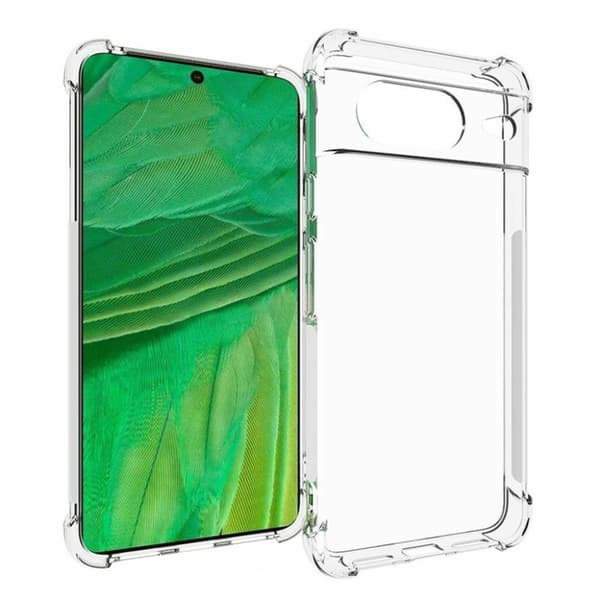 Mjukt Google Pixel 8 skal - Transparent