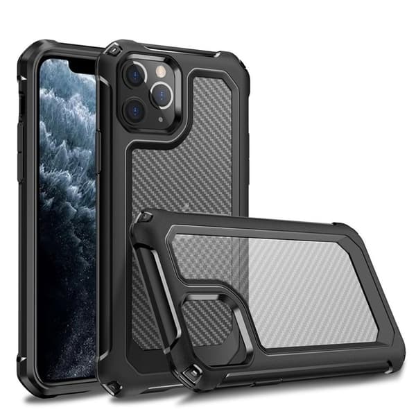 Stöttåligt iPhone 11 Pro Max skal - Svart