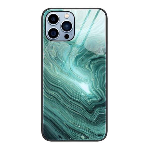 IPhone 15 Pro Max skal i marmor - Grönt