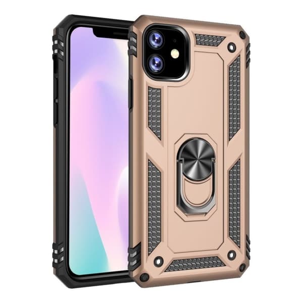 IPhone 11 skal med en ring - Guld