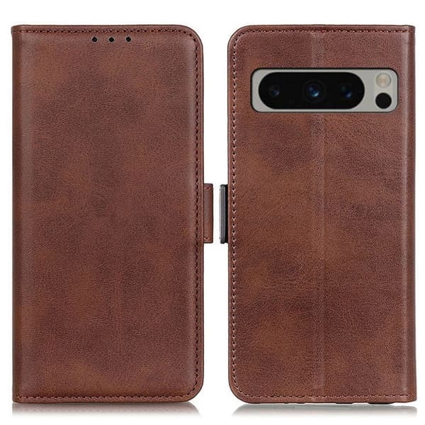 Stöttåligt Google Pixel 8 Pro fodral - Mörkbrunt
