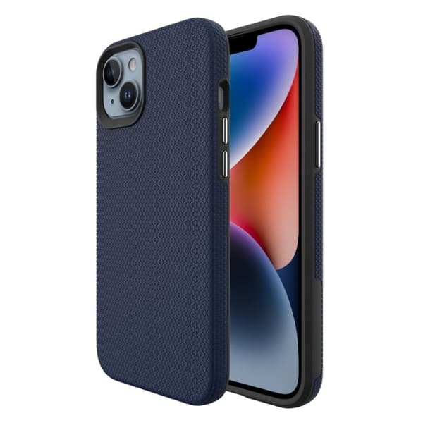 Flexibelt iPhone 15 Plus skal - Marinblått