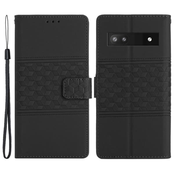Tryckt Google Pixel 7a fodral - Svart