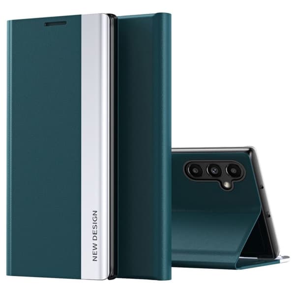 Samsung Galaxy A14 fodral med ett stativ - Grön