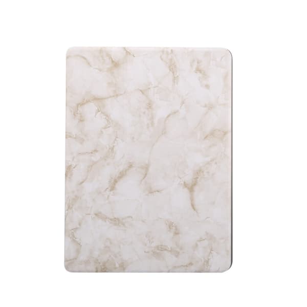 iPad 10.2" 2021/2020/2019 Tri-fold fodral marmor - Beige