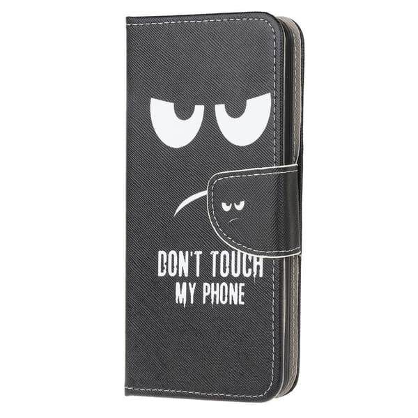 Plånboksfodral för Samsung Galaxy A12 - Don't Touch My Phone