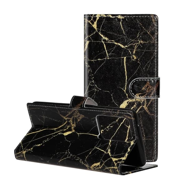 Pattern Printing Fodral till Samsung Galaxy S20 Ultra - Svart/Guld