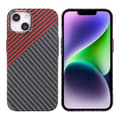 Miniatyrbild 1 av 6: iPhone 15 Skal i Kolfiber – Röd/Svart