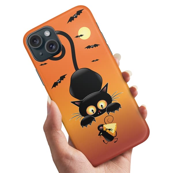 iPhone 15 - Deksel/Mobildeksel Katt og Mus