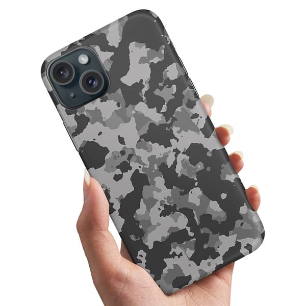 iPhone 15 - Deksel/Mobildeksel Kamuflasje