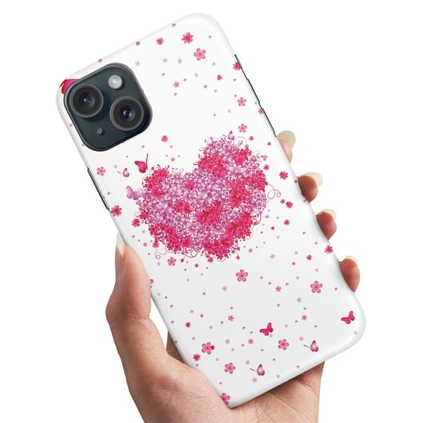 iPhone 15 - Kuoret/Suojakuori Kukan Sydän