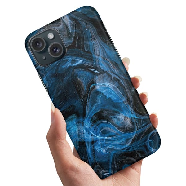 iPhone 15 - Cover/Mobilcover Marmor