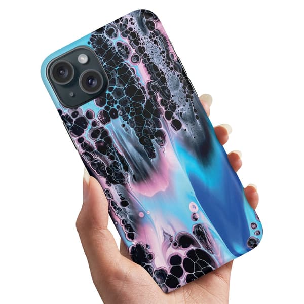 iPhone 15 - Cover/Mobilcover Marmor