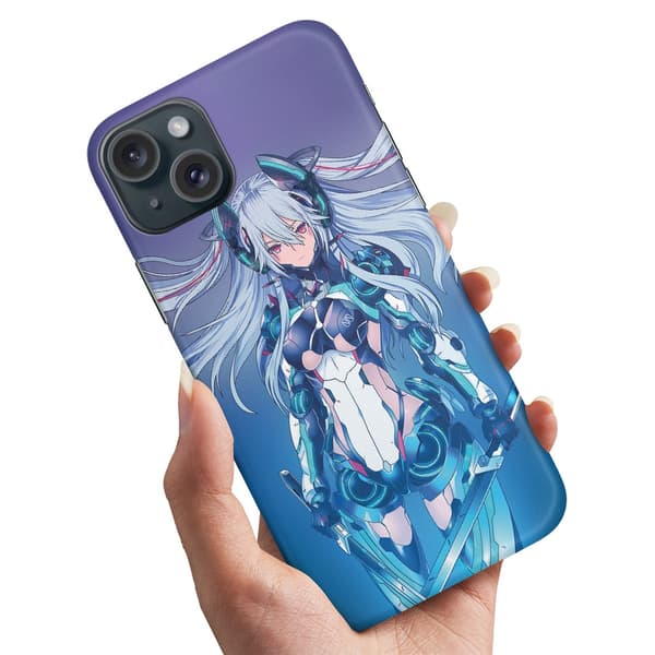 iPhone 15 - Deksel/Mobildeksel Anime