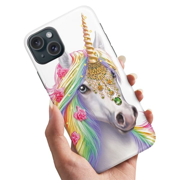 iPhone 15 - Kuoret/Suojakuori Unicorn/Yksisarvinen
