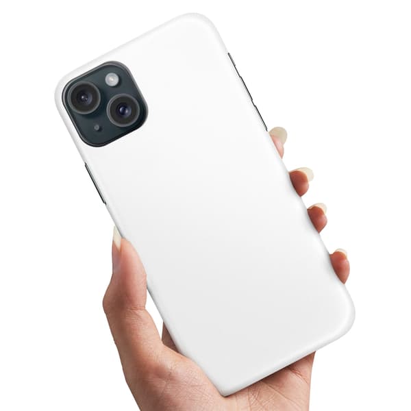 iPhone 15 - Deksel/Mobildeksel Hvit