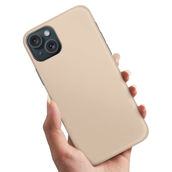 iPhone 15 - Kuoret/Suojakuori Beige