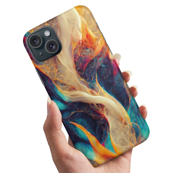 iPhone 15 Plus - Skal/Mobilskal Abstrakt Mönster