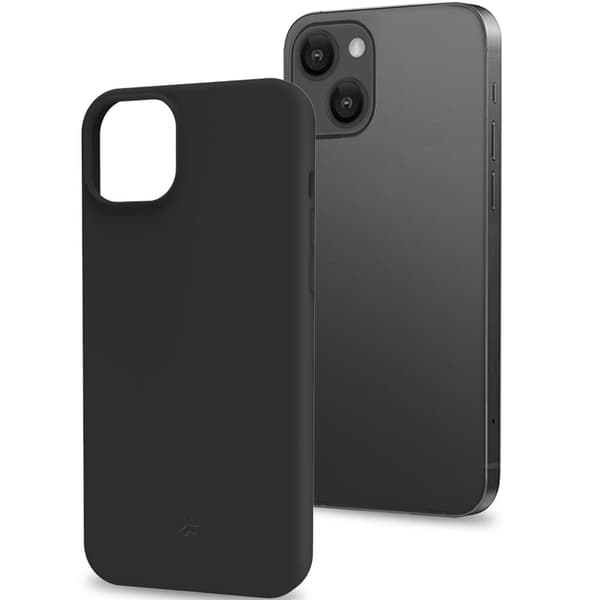 Cromo Soft gummi cover iPhone 15 Plus Sort