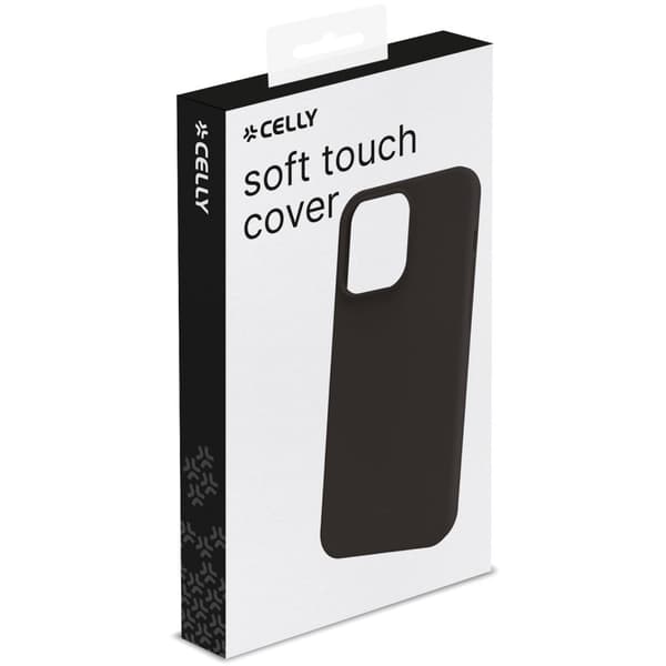 Cromo Soft gummi cover iPhone 15 Plus Sort