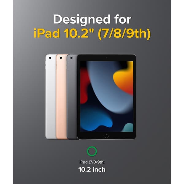 Ringke iPad 10.2 (gen 7/8/9) Kuori Fusion+ Strap Combo Keltainen