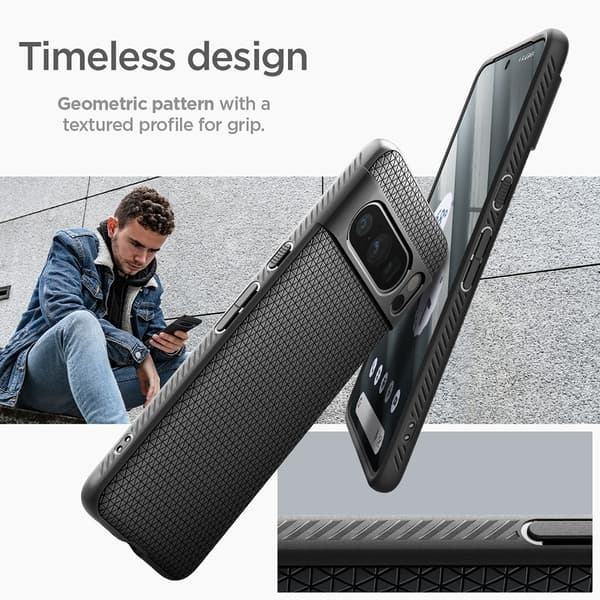 Spigen Google Pixel 8 Pro Cover Liquid Air Matte Black