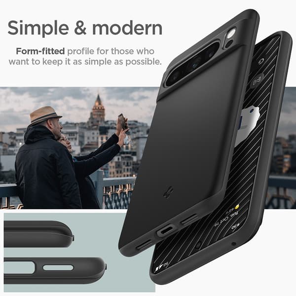 Spigen Google Pixel 8 Pro Cover Thin Fit Sort