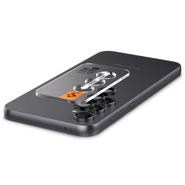 Spigen Samsung Galaxy S23 FE Kameraskydd Glas.tR EZ Fit Optik Pro 2-pack Svart