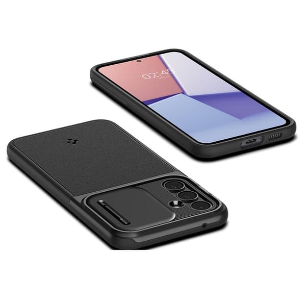 Spigen Samsung Galaxy S23 FE Kuori Optik Armor Musta