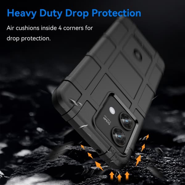 SKALO Motorola Edge 40 Neo 5G Rugged Shield Stødsikker TPU-cover