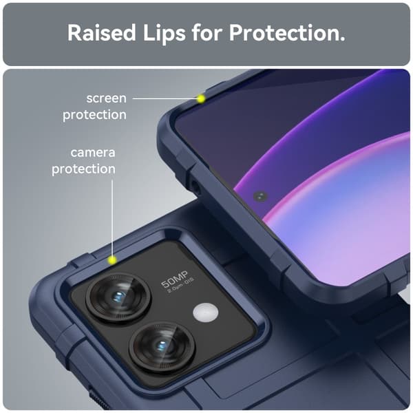 SKALO Motorola Edge 40 Neo 5G Rugged Shield Stødsikker TPU-cover