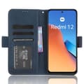 Miniatyrbillede 2 af 7: SKALO Xiaomi Redmi 12 4G/5G 6-RUM Pungetaske - Blå