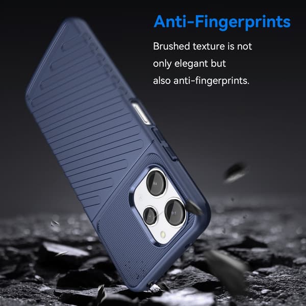 SKALO Xiaomi Redmi 12 4G/5G Armor Thunder Suojakuori - Sininen