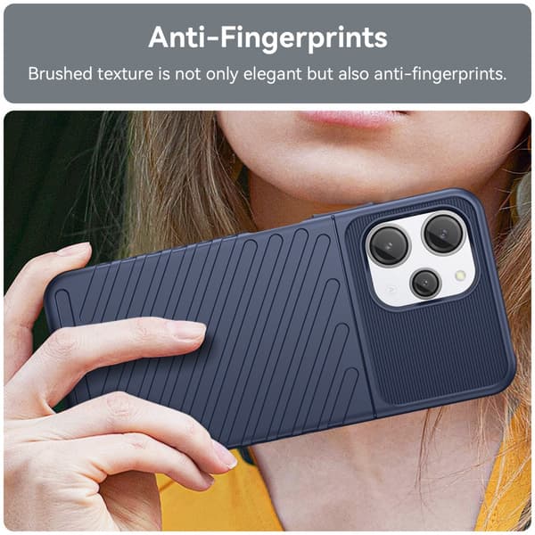 SKALO Xiaomi Redmi 12 4G/5G Armor Thunder Suojakuori - Sininen