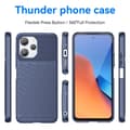 Pikkukuva 8 / 8: SKALO Xiaomi Redmi 12 4G/5G Armor Thunder Suojakuori - Sininen