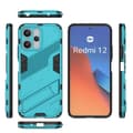 Pikkukuva 6 / 8: SKALO Xiaomi Redmi 12 4G/5G Hybrid BIBERCAS Suojakuori - Turkoosi