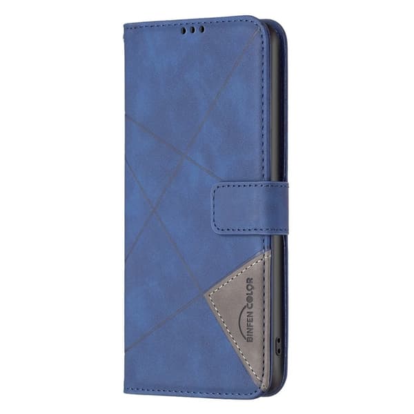 Motorola Moto G14 BINFEN COLOR Embossed Plånboksfodral - Blå