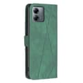 Pikkukuva 5 / 7: Motorola Moto G14 BINFEN COLOR Kohokuvioitu Lompakkokotelo - Vihreä