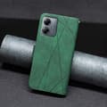 Pikkukuva 6 / 7: Motorola Moto G14 BINFEN COLOR Kohokuvioitu Lompakkokotelo - Vihreä