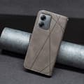 Pikkukuva 6 / 7: Motorola Moto G14 BINFEN COLOR Kohokuvioitu Lompakkokotelo - Harmaa