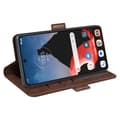 Pikkukuva 3 / 9: SKALO Motorola ThinkPhone 5G Premium Wallet Lompakkokotelo - Ruskea
